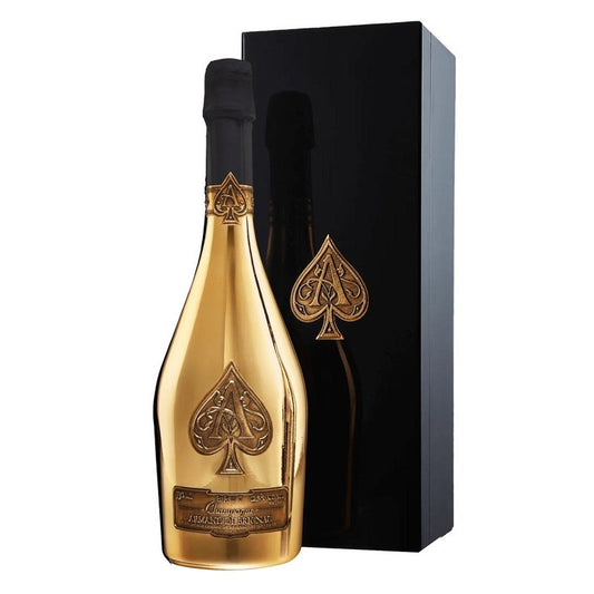 Armand de Brignac Ace of Spades Brut Gold Champagne (Velvet Bag)