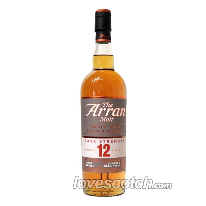 Arran Malt 12 Year Old Cask Strength Batch No. 4 - LoveScotch.com