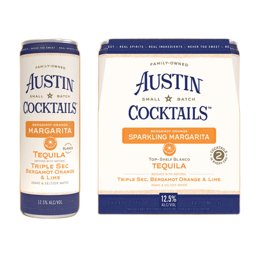Austin Cocktails Sparkling Bergamot Orange Margarita 4-Pack - LoveScotch.com