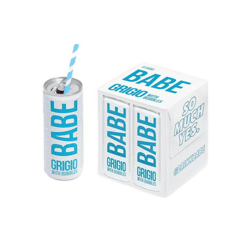 Babe Grigio With Bubbles 4-Pack - LoveScotch.com