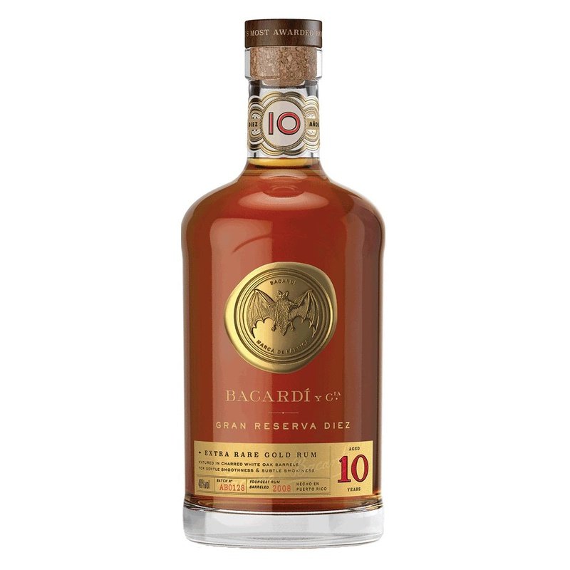 Bacardí Gran Reserva Diez 10 Year Old Extra Rare Gold Rum - LoveScotch.com