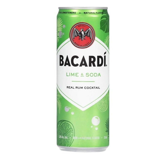 Bacardí Lime & Soda Rum Cocktail 4-Pack - LoveScotch.com