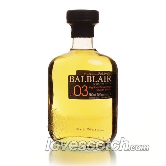Balblair 2003 Highland Single Malt Scotch Whisky