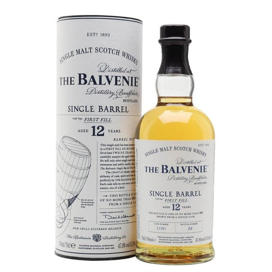 The Balvenie 12 Year Old Single Barrel First Fill Single Malt Scotch Whisky - LoveScotch.com