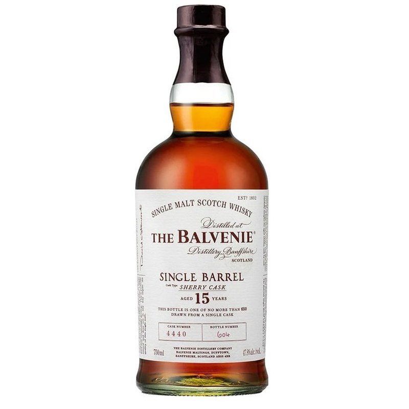 The Balvenie 15 Year Old Single Barrel Sherry Cask Single Malt Scotch Whisky - LoveScotch.com