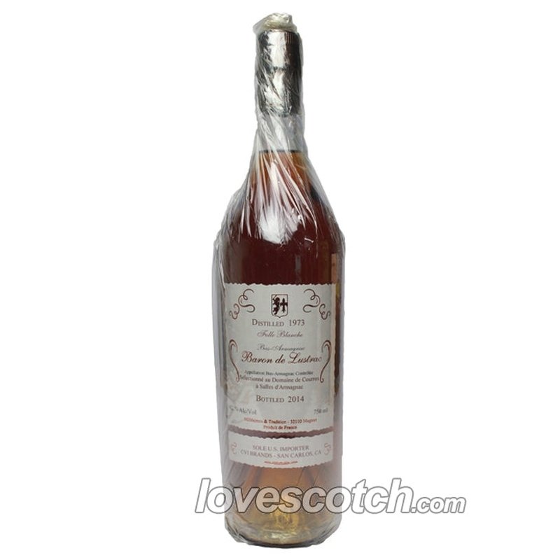 Baron De Lustrac 1973 Folle Blancha Bas Armagnac - LoveScotch.com