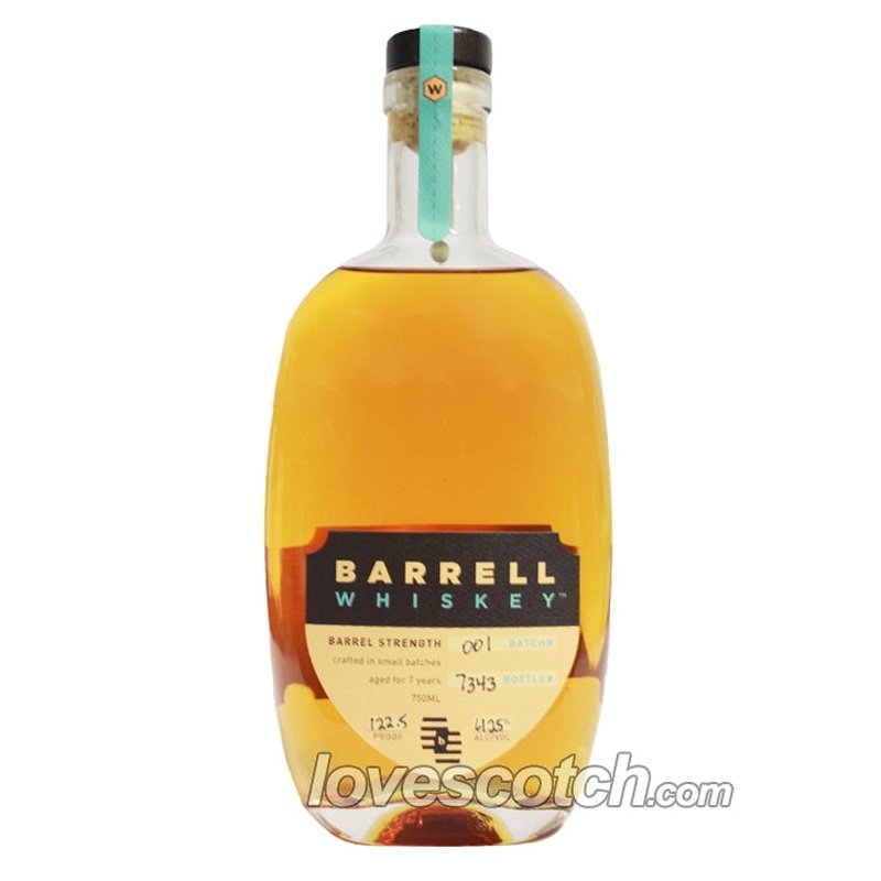 Barrell Whiskey 7 Year Old Barrel Strength Batch 001 - LoveScotch.com