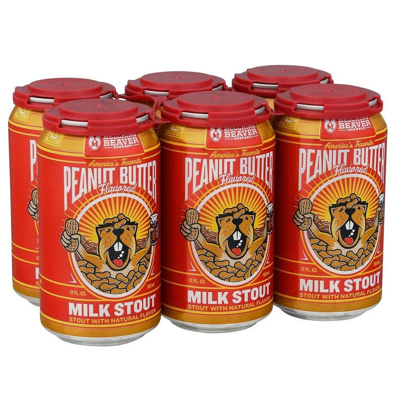 Belching Beaver Peanut Butter Milk Stout Beer 6-Pack - LoveScotch.com