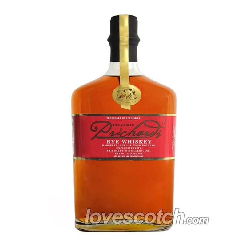 Benjamin Prichard's Rye Whiskey - LoveScotch.com