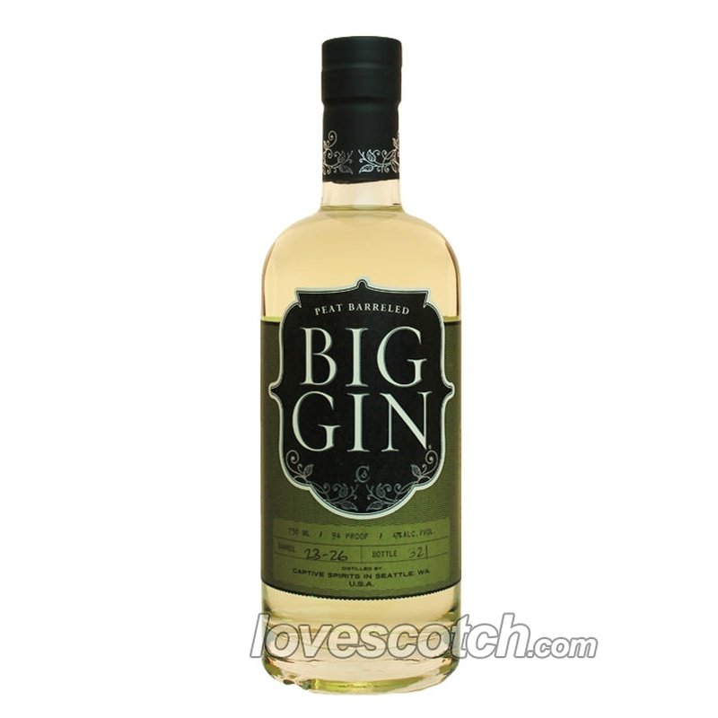 Big Gin Peat Barreled Gin - LoveScotch.com