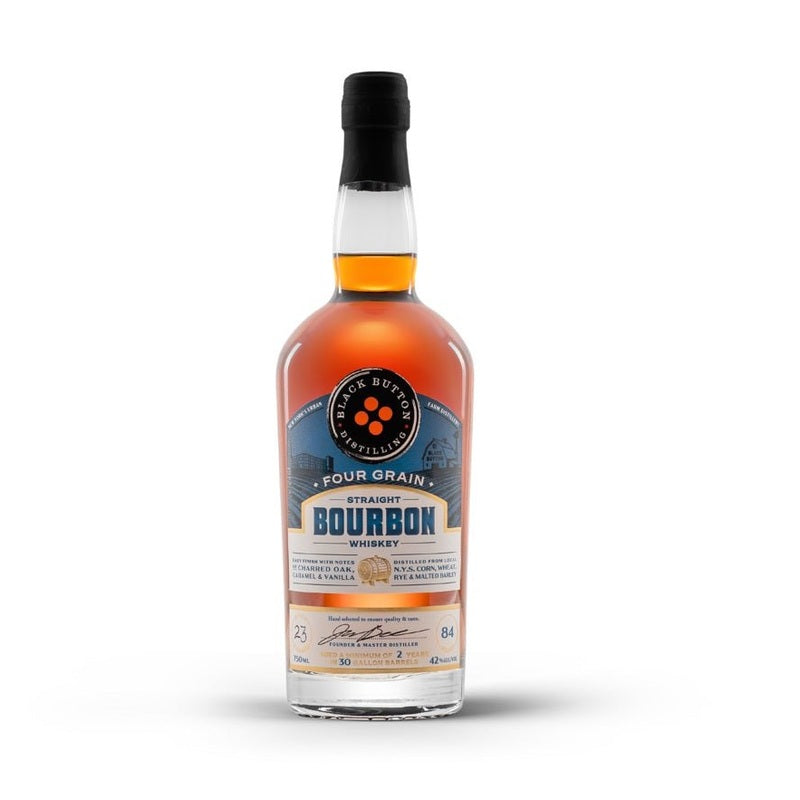Black Button Four Grain Straight Bourbon Whiskey - LoveScotch.com