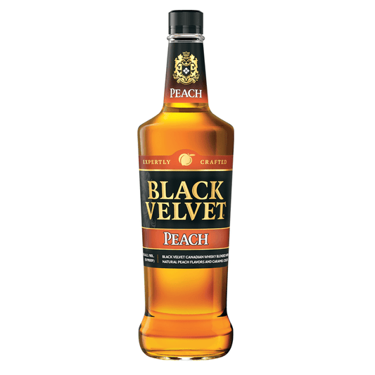 Black Velvet Peach Blended Canadian Whisky - LoveScotch.com