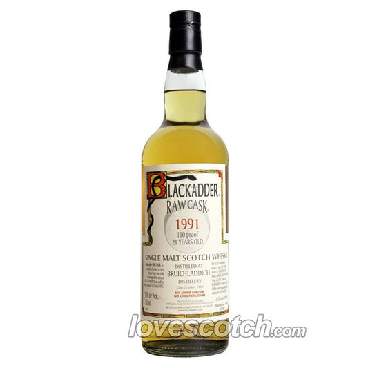 Blackadder Raw Cask Bruichladdich 21 Year Old 1991 - LoveScotch.com