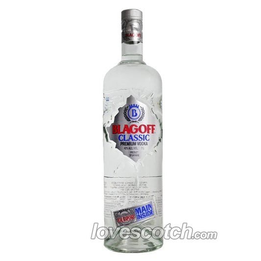 Blagoff Vodka - LoveScotch.com