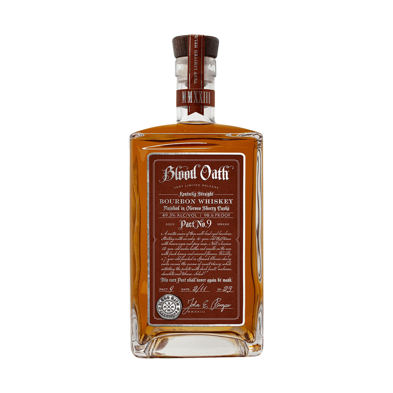 Blood Oath Pact No. 9 Oloroso Sherry Cask Finish Kentucky Straight Bourbon Whiskey - LoveScotch.com