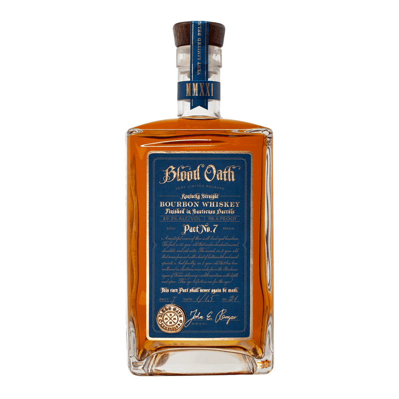 Blood Oath Pact No. 7 Kentucky Straight Bourbon Whiskey Sauternes Wine Finish - LoveScotch.com