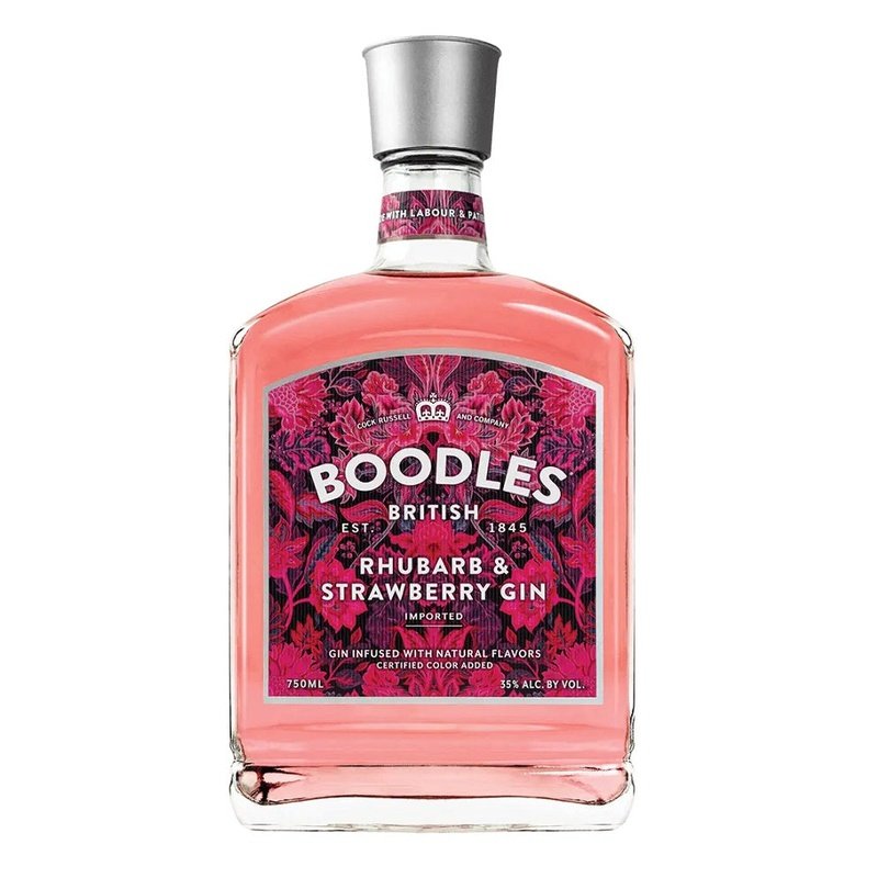 Boodles British Rhubarb & Strawberry Gin - LoveScotch.com