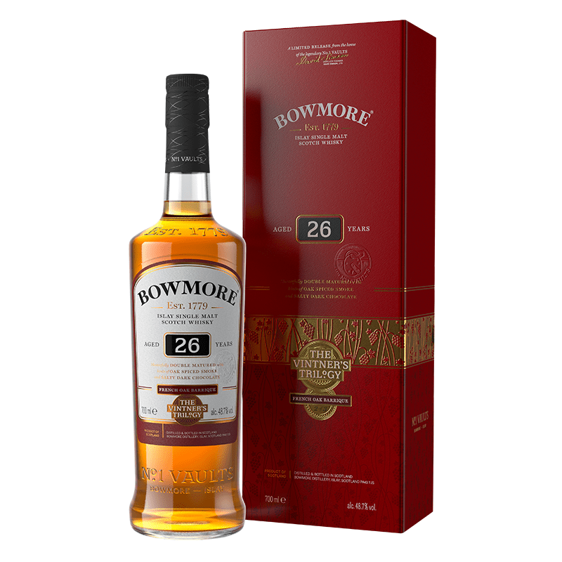 Bowmore 26 Year Old The Vintner’s Trilogy #2 French Oak Barrique Islay Single Malt Scotch Whisky - LoveScotch.com