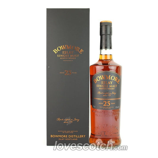 Bowmore 25 Years Old New Label - LoveScotch.com