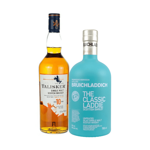 Bruichladdich Classic Laddie & Talisker 10 Year Old Bundle
