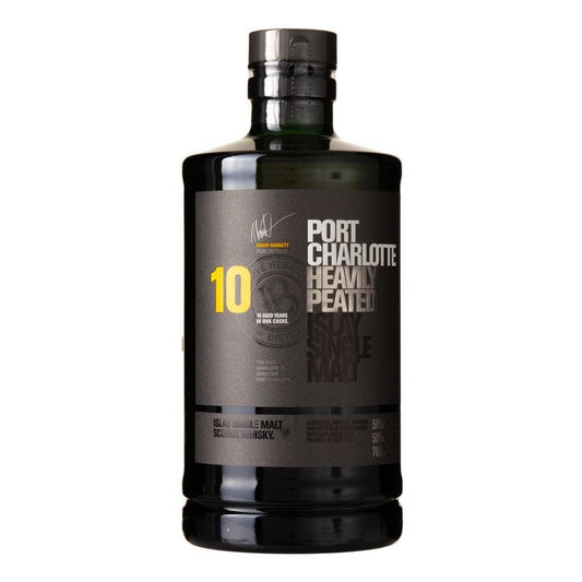 Bruichladdich Port Charlotte 10 Year Old Heavily Peated Islay Single Malt Scotch Whisky - LoveScotch.com