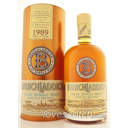 Bruichladdich 18 Years Old 1989 Carmel Kosher Casks