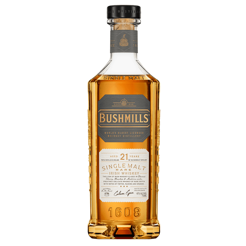 Bushmills 21 Year Old Single Malt Rare Irish Whiskey - LoveScotch.com