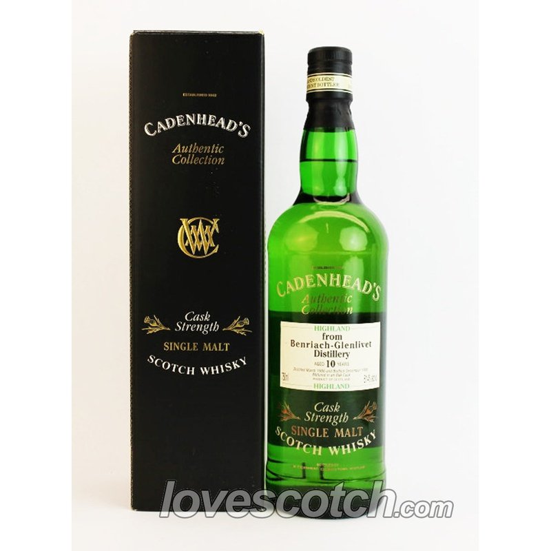 Cadenhead's Benriach - Glenlivet 1986 10 Year Old - LoveScotch.com