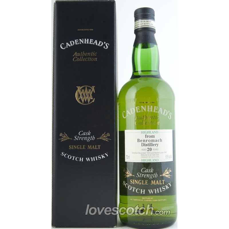 Cadenhead's Benromach 1976 20 Years Old - LoveScotch.com