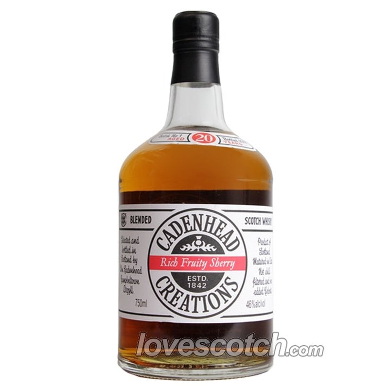 Cadenhead's Creations Batch No. 1 Rich Fruity Sherry - LoveScotch.com