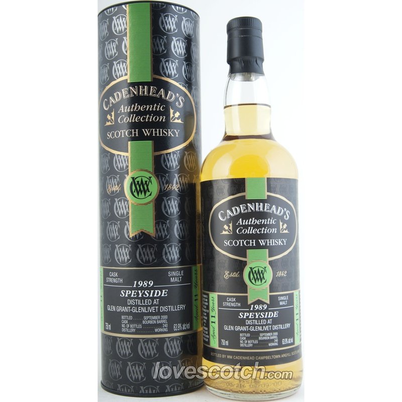 Cadenhead's Glen Grant - Glenlivet 1989 - LoveScotch.com