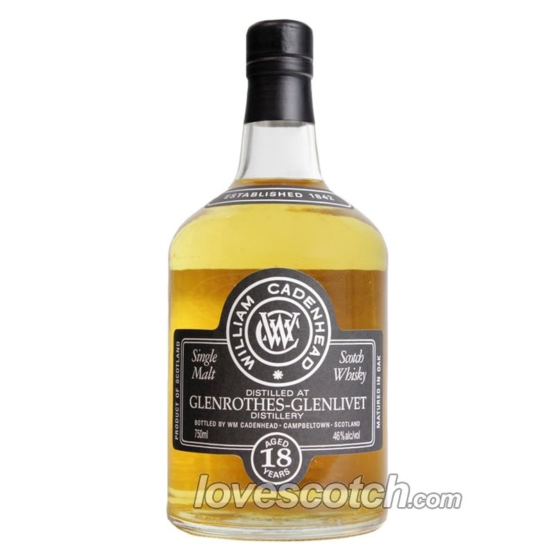 Cadenhead's Glenrothes 18 Year Old - LoveScotch.com
