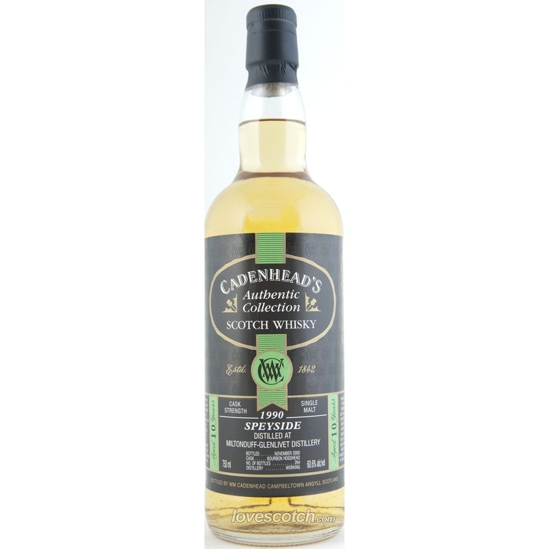 Cadenhead's Miltonduff 1990 - LoveScotch.com