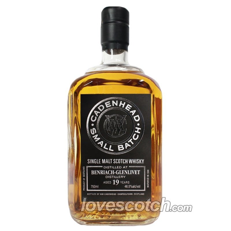 Cadenhead's Small Batch Benriach 19 Year Old - LoveScotch.com