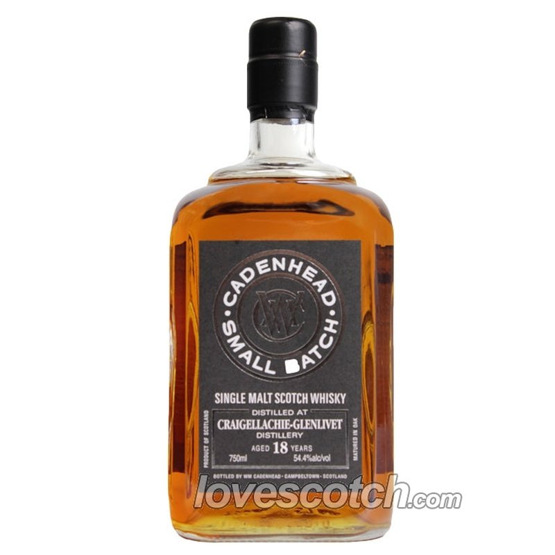 Cadenhead's Small Batch Craigellachie Glenlivet 18 Year Old - LoveScotch.com