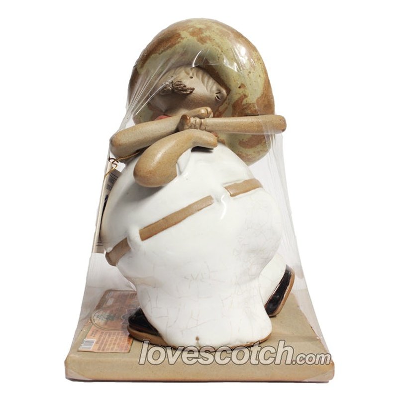 Calera Tequila Anejo Rodo Padilla Ceramic Baseball Player - LoveScotch.com