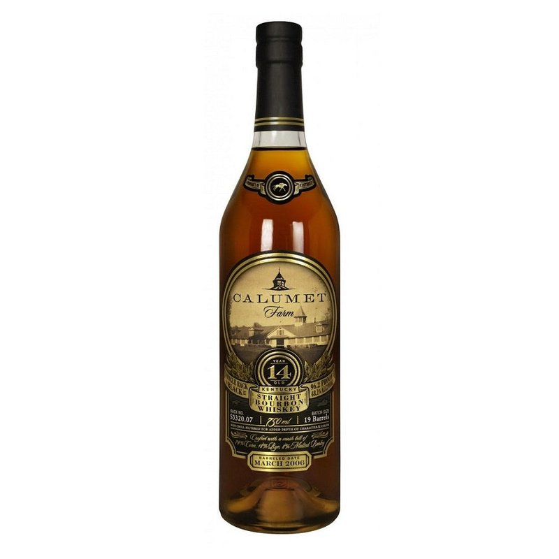 Calumet Farm Single Rack Black 14 Year Old Kentucky Straight Bourbon Whiskey - LoveScotch.com