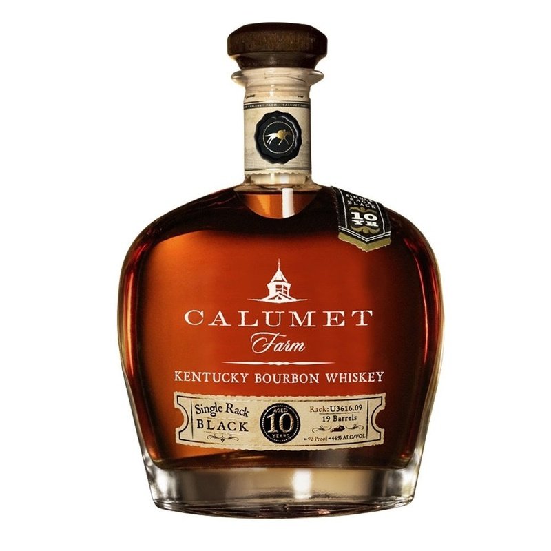 Calumet Farm Single Rack Black 10 Year Old Kentucky Straight Bourbon Whiskey - LoveScotch.com