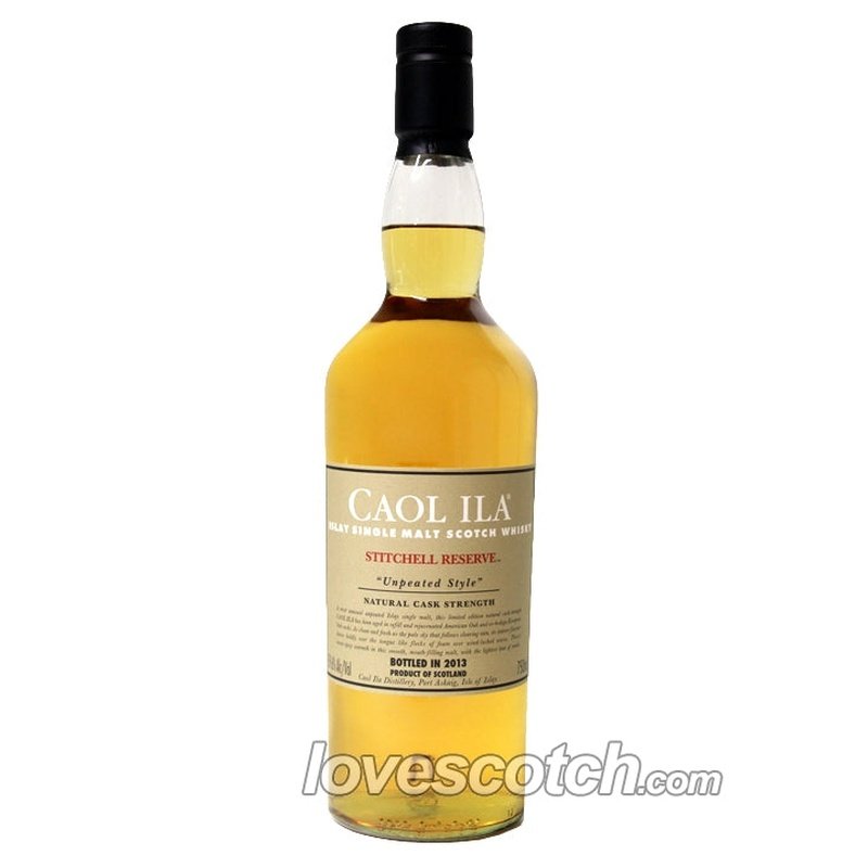 Caol Ila Stitchell Reserve "Unpeated Style" Bottled 2013 - LoveScotch.com