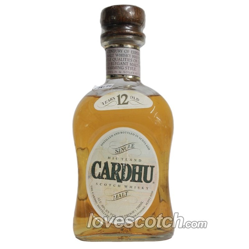 Cardhu 12 Year Old Vintage Label - LoveScotch.com