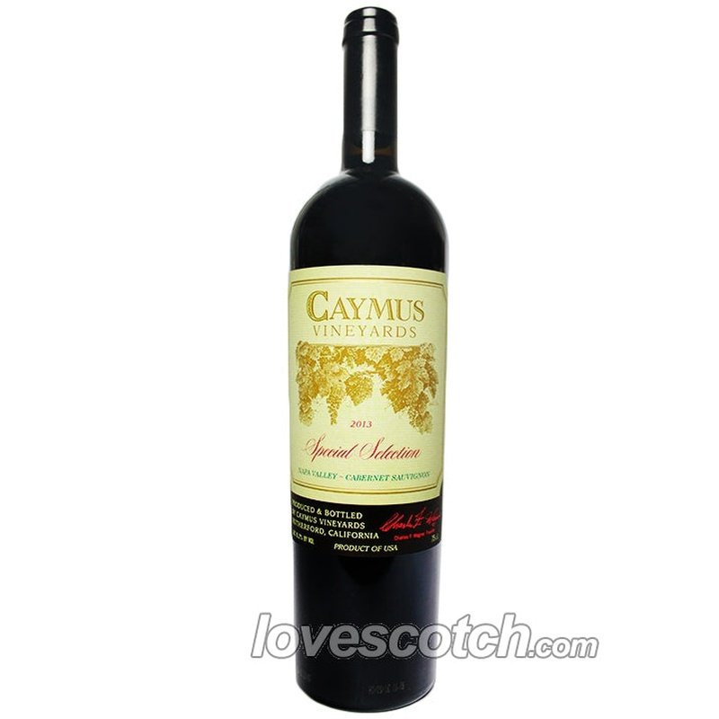 Caymus 2013 Special Selection Napa Valley Cabernet Sauvignon - LoveScotch.com