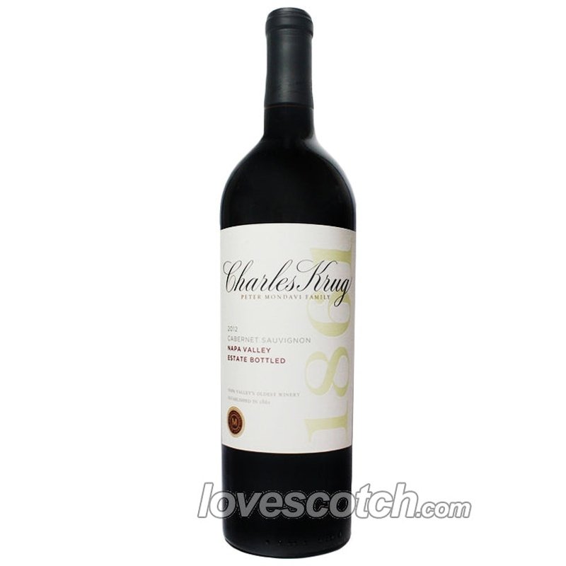 Charles Krug Cabernet Sauvignon 2012 - LoveScotch.com