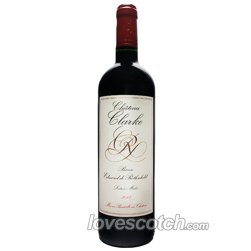 Chateau Clarke Baron Edmond de Rothschild Listrac-Medoc 2012 - LoveScotch.com