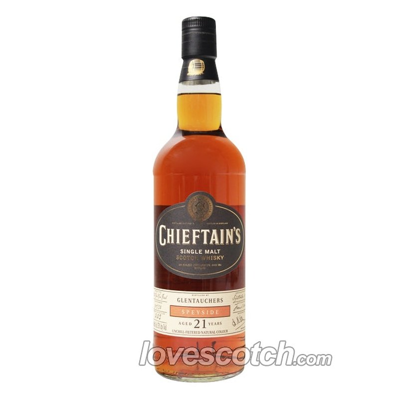 Chieftain's Glentauchers 21 Year Old - LoveScotch.com