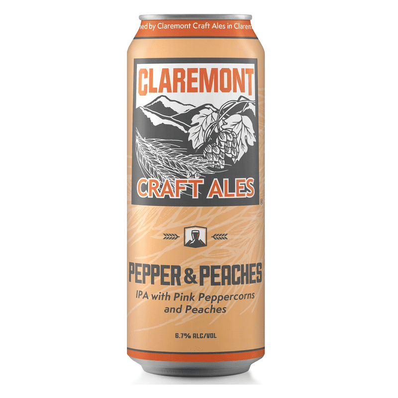 Claremont Craft Ales Pepper & Peaches IPA Beer 4-Pack - LoveScotch.com