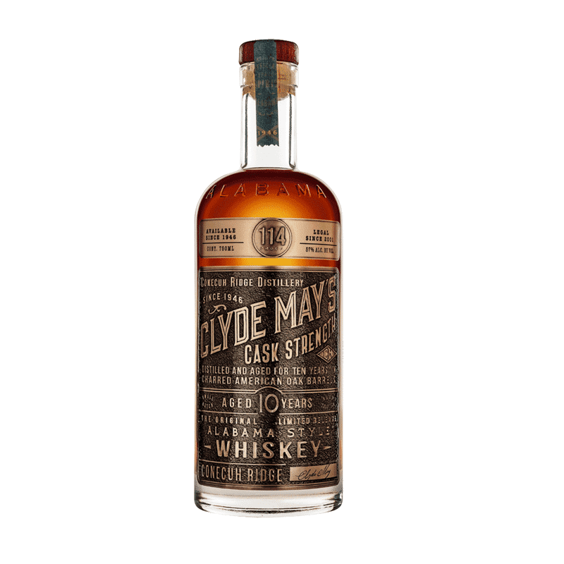 Clyde May's 10 Year Cask Strength Alabama Whiskey - LoveScotch.com