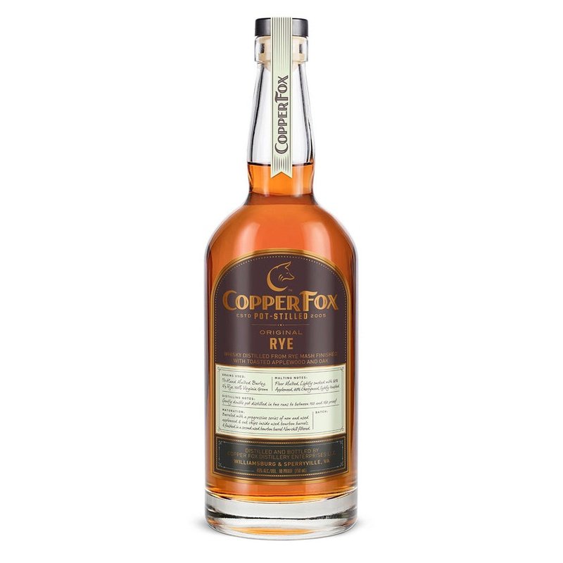 Copper Fox Original Rye Whiskey - LoveScotch.com