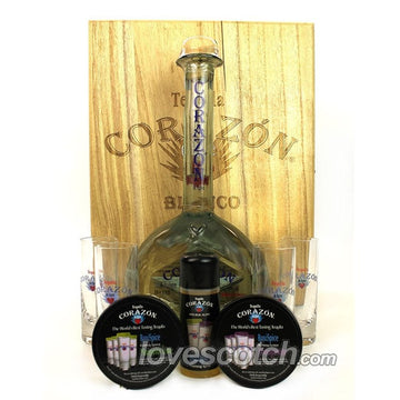 Corazon Blanco Gift Set with Shot Glasses & Flavored Sugars (MC) - LoveScotch.com