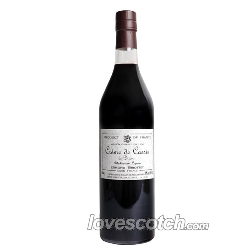 Creme De Cassis De Dijon Blackcurrant Liqueur - LoveScotch.com