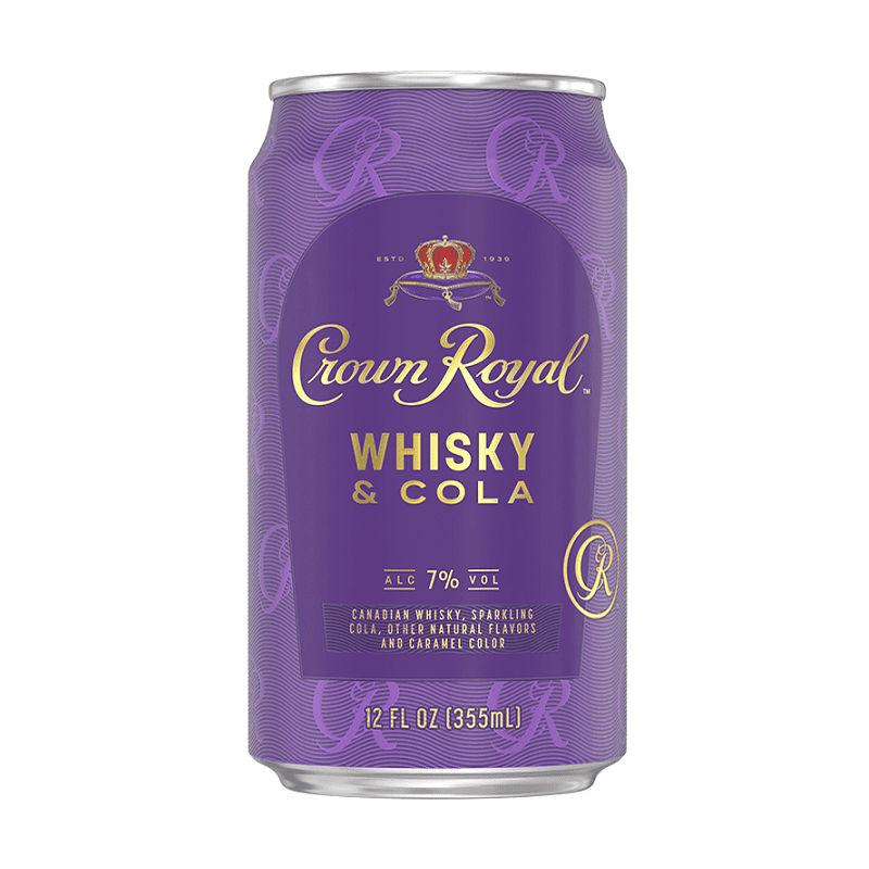 Crown Royal Whisky & Cola Cocktail 4-Pack - LoveScotch.com